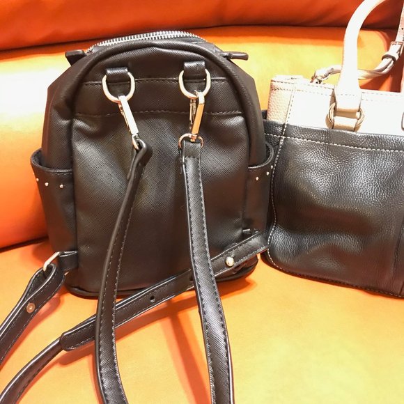 Clarks Leather bag Like New & free small backpack - Picture 5 of 5